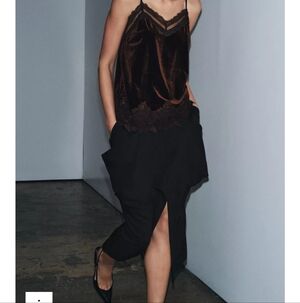 Zara NWT ZW COLLECTION DRAPED POCKET SKIRT SIZE XL  BLOGGERS FAVE!!